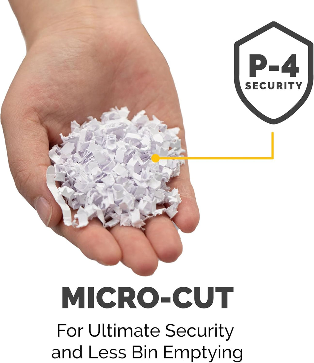 Mfg Co. 5015401 Powershred LX220 20 Manual Sheet Capacity Micro-Cut Shredder - Black