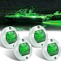 LED Night Fishing Lights - Courtesy, Deck, Navigation Lights for Boats (Green)