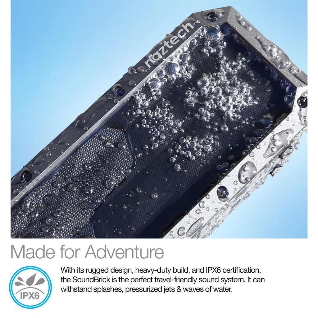 Naztech Soundbrick Wireless Speaker Black (13896-HYP)