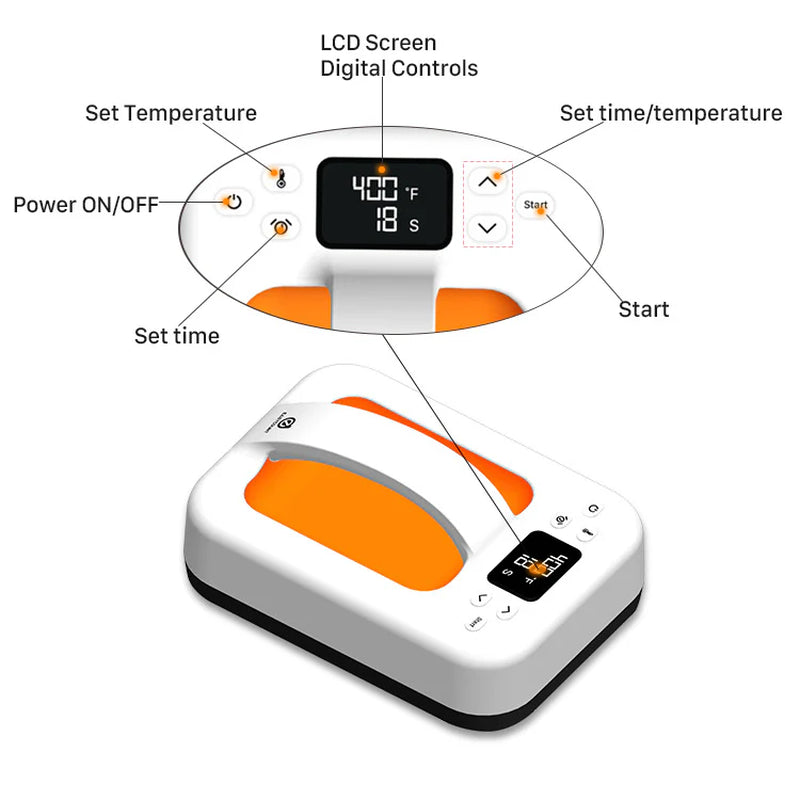 Compact Handheld Thermal Label Printer for Pyrography