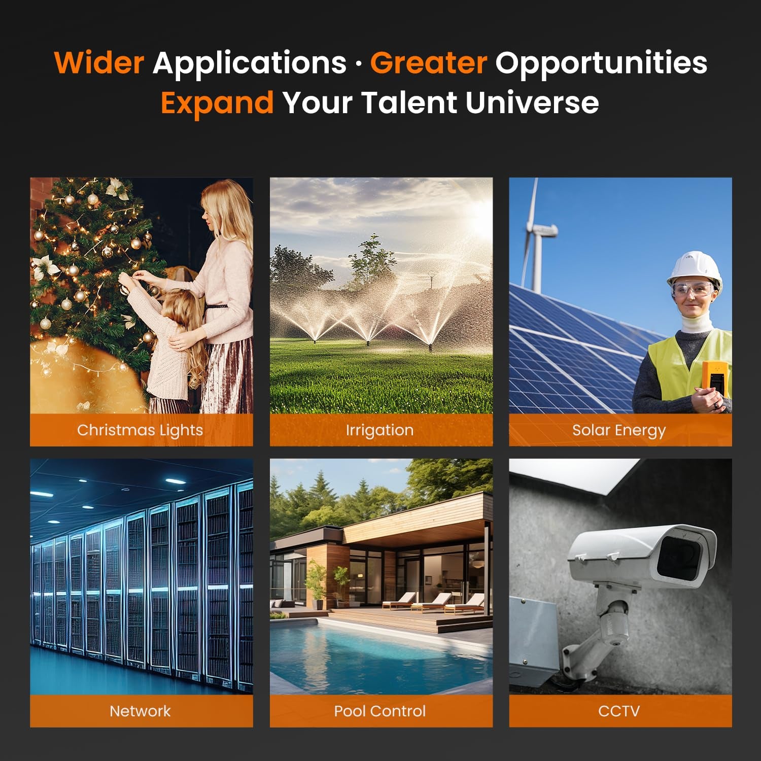 Waterproof Junction Box IP67 Outdoor Plastic Electrical Project Enclosure Weatherproof with Mounting Plate, Wall Brackets, Hinged Grey Cover 16.1"X12.2"X7.1"